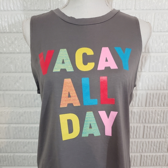 New Without Tags Gray Tank Top - Picture 2 of 4